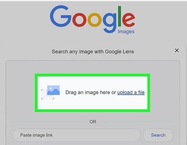how to search in Google search image